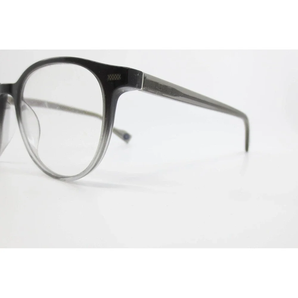 Ben Sherman York C03 Grey Crystal Round Eyeglasses Frames 51-20-140 Made Green
